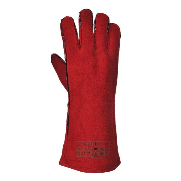 Gant soudeur rouge dos Gant soudeur rouge dos