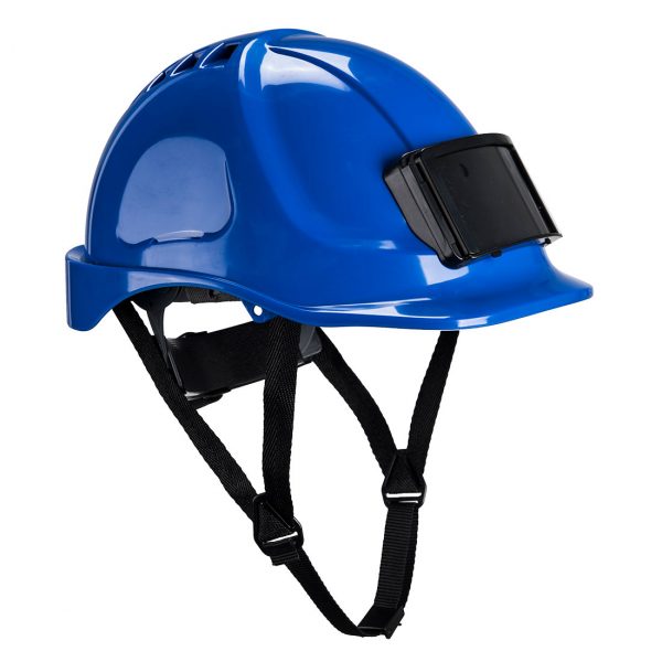 Casque Portwest Endurance avec porte-badge bleu