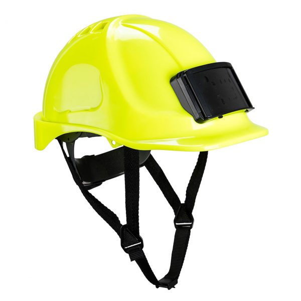 Casque Portwest Endurance avec porte-badge jaune