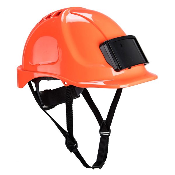 Casque Portwest Endurance avec porte-badge orange