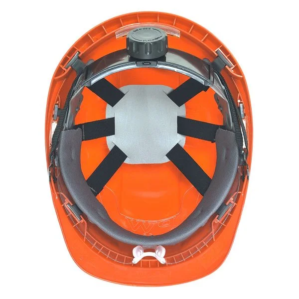 casque-visiere-portwest-endurance-plus-visor-orange-interieur Casque à visière Portwest Endurance plus visor orange vue intérieure