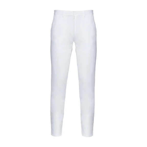 Pantalon chino homme Kariban blanc