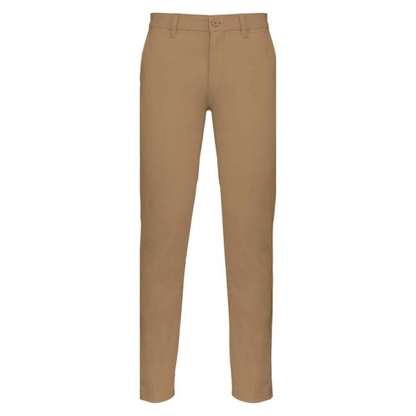 Pantalon chino homme Kariban camel