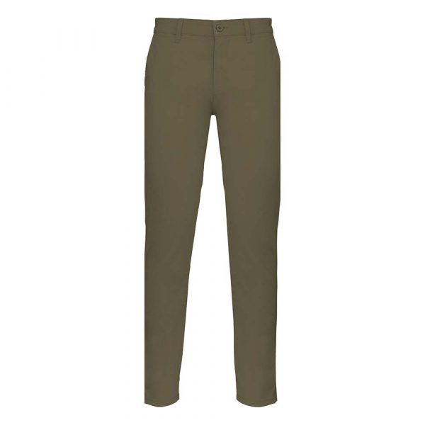 Pantalon chino homme Kariban kaki