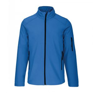 Veste softshell homme Kariban aqua blue