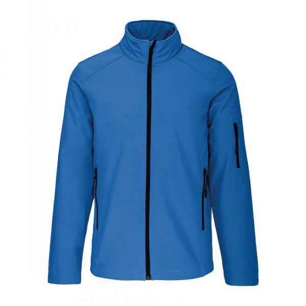 Veste softshell homme Kariban aqua blue