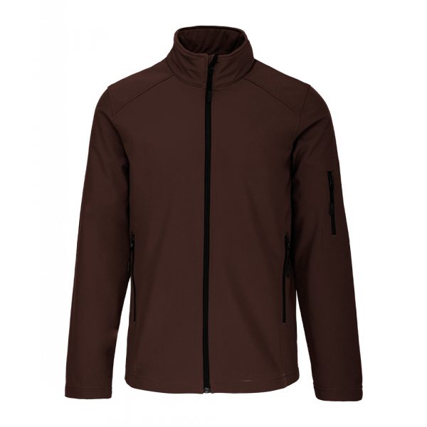 Veste softshell homme Kariban chocolate