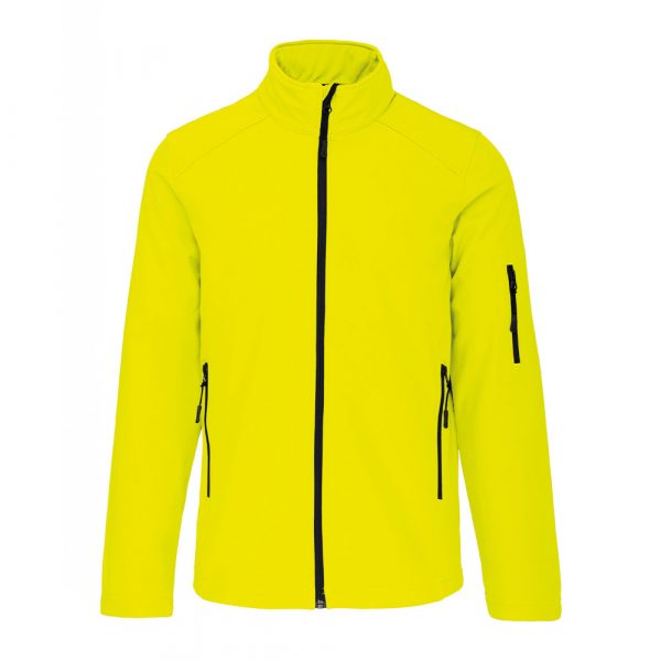 Veste softshell homme Kariban jaune