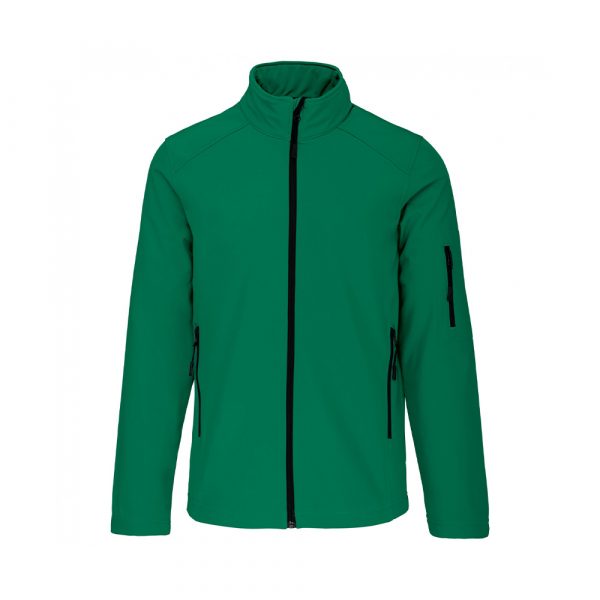 Veste softshell homme Kariban vert kelly