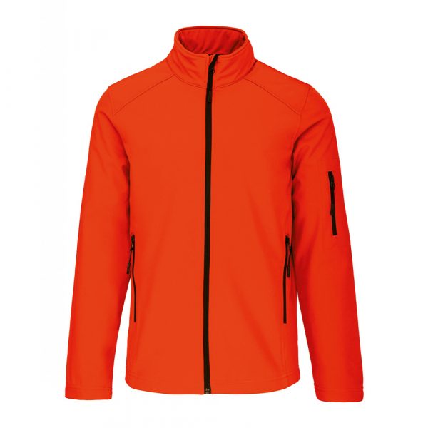 Veste softshell homme Kariban orange