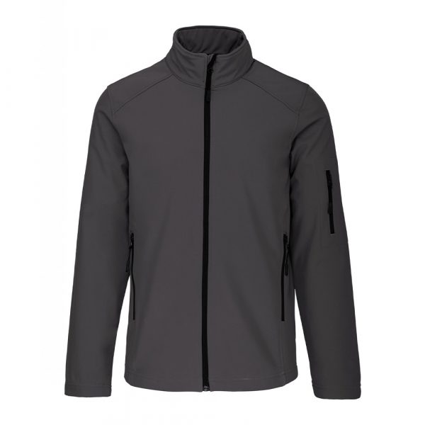 Veste softshell homme Kariban titanium