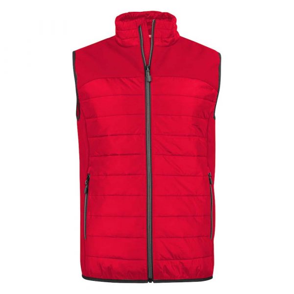 Bodywarmer Expedition Printer rouge