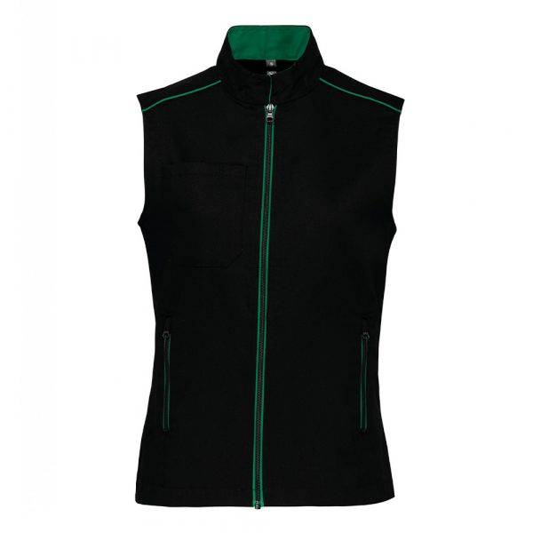 Gilet DayToDay femme black kelly green