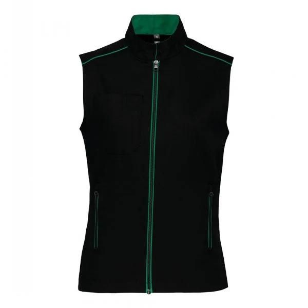 Gilet DayToDay femme black kelly green