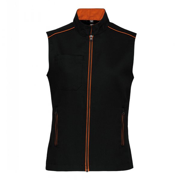 Gilet DayToDay femme black orange