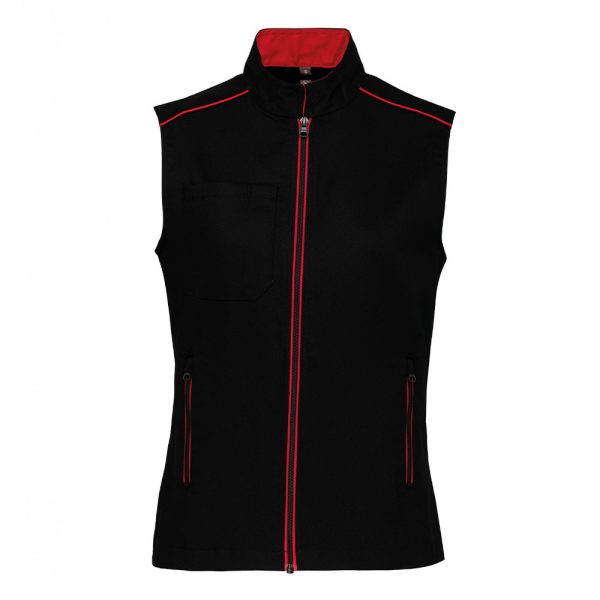 Gilet DayToDay femme black red