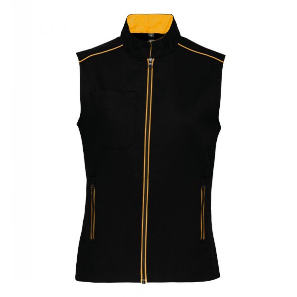 Gilet DayToDay femme black yellow