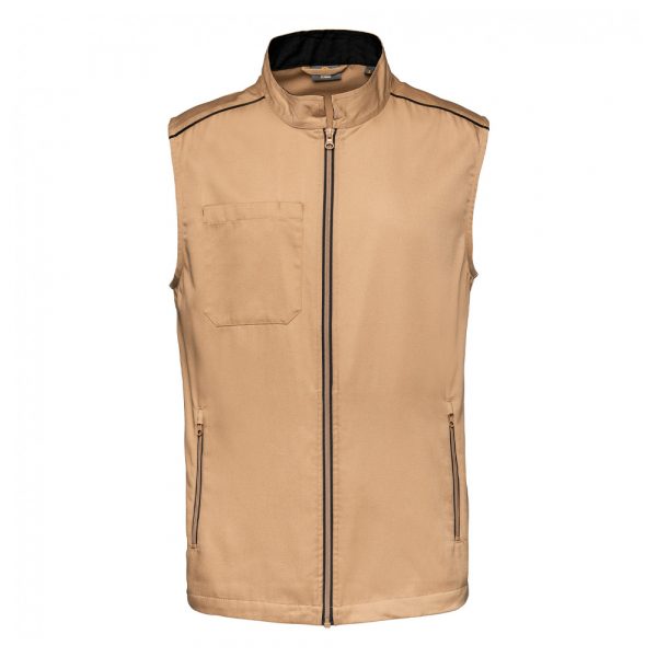 Gilet DayToDay homme camel black