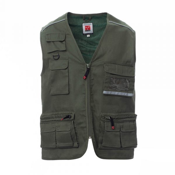 Gilet d'été PAYPER Pocket vert militaire