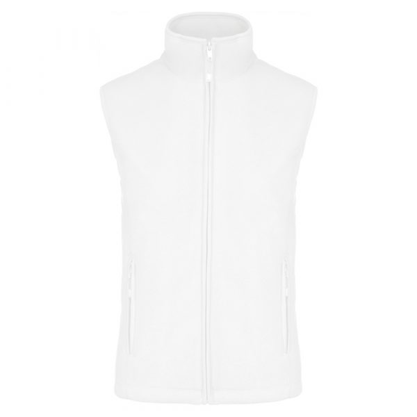 Gilet micropolaire femme Kariban Mélodie blanc