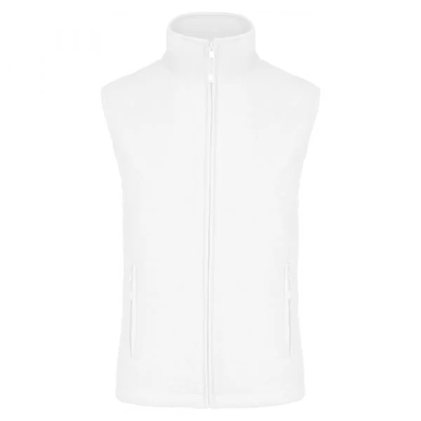 Gilet micropolaire femme Kariban Mélodie blanc