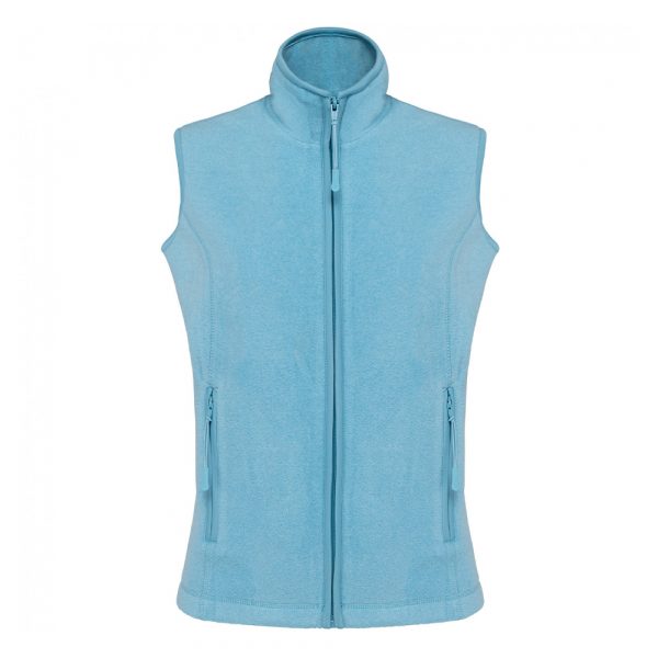 Gilet micropolaire femme Kariban Mélodie bleu