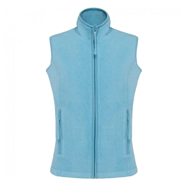 Gilet micropolaire femme Kariban Mélodie bleu