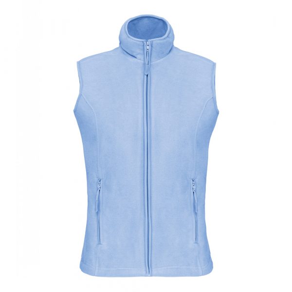 Gilet micropolaire femme Kariban Mélodie bleu ciel