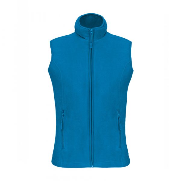 Gilet micropolaire femme Kariban Mélodie bleu cobalt