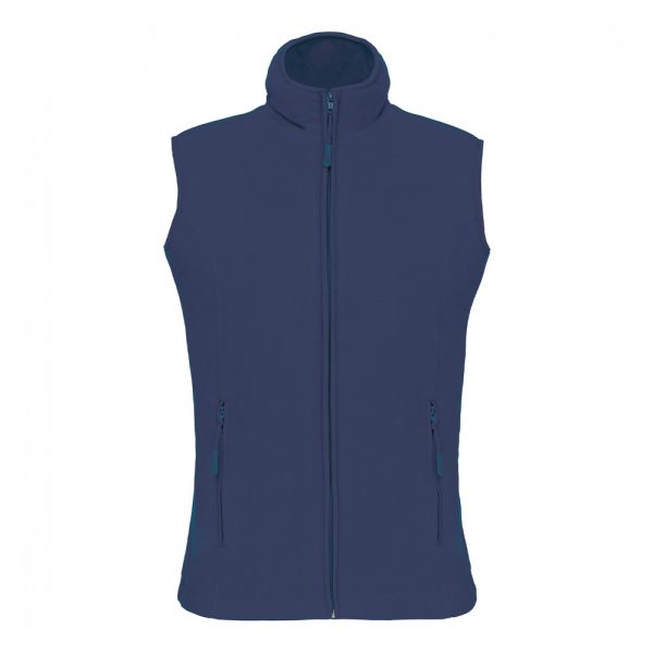 Gilet micropolaire femme Kariban Mélodie bleu foncé