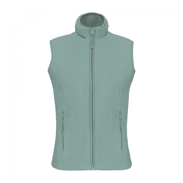 Gilet micropolaire femme Kariban Mélodie bleu pierre