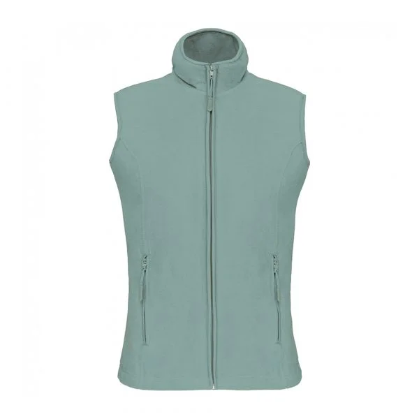 Gilet micropolaire femme Kariban Mélodie bleu pierre