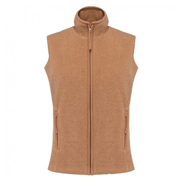 Gilet micropolaire femme Kariban Mélodie camel