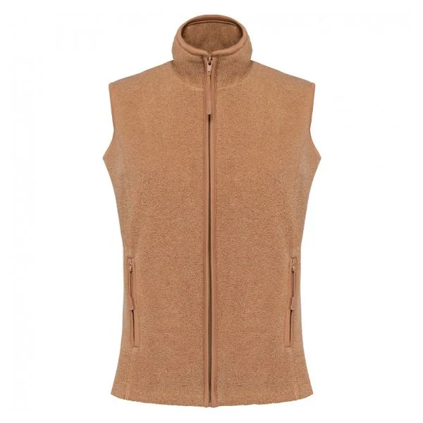 Gilet micropolaire femme Kariban Mélodie camel