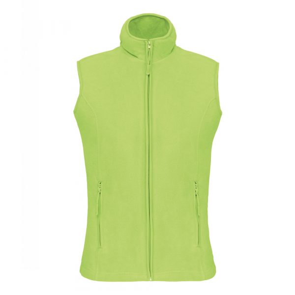 Gilet micropolaire femme Kariban Mélodie citron