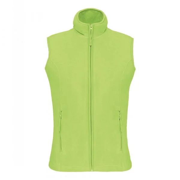 Gilet micropolaire femme Kariban Mélodie citron