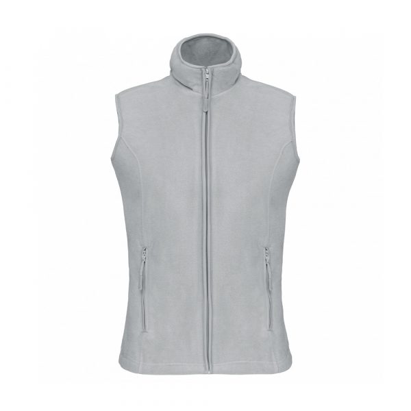 Gilet micropolaire femme Kariban Mélodie gris clair