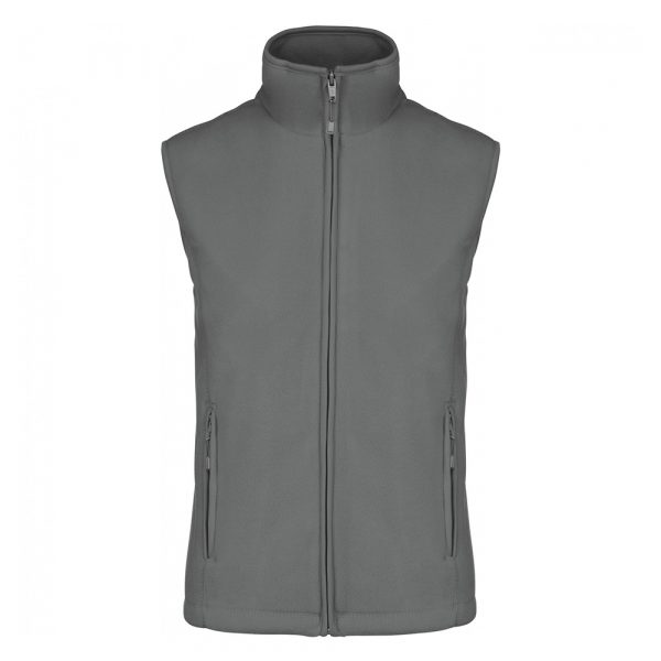 Gilet micropolaire femme Kariban Mélodie gris convoy