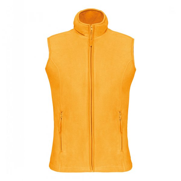 Gilet micropolaire femme Kariban Mélodie jaune