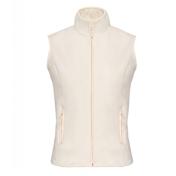 Gilet micropolaire femme Kariban Mélodie naturel