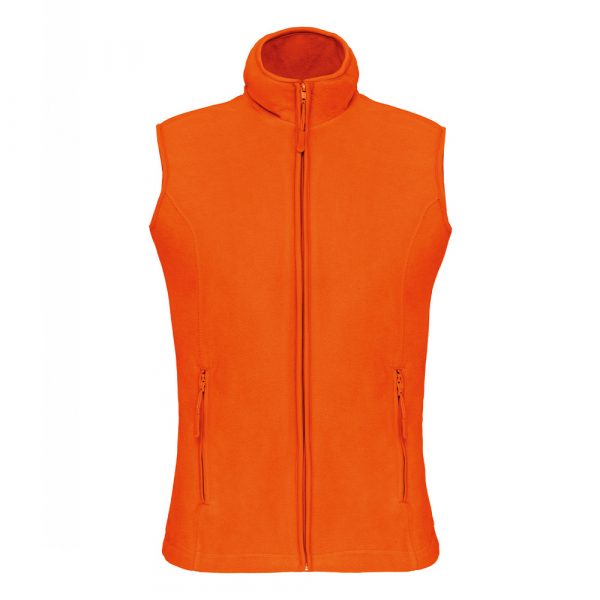 Gilet micropolaire femme Kariban Mélodie orange