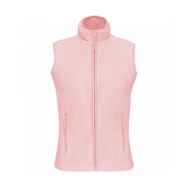 Gilet micropolaire femme Kariban Mélodie rose pale