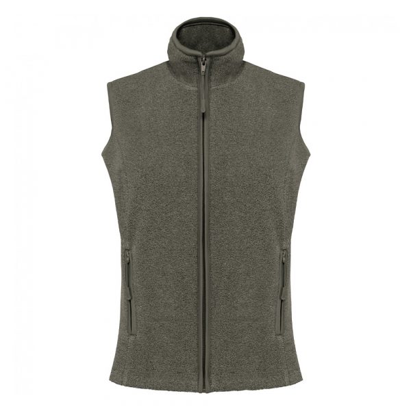 Gilet micropolaire femme Kariban Mélodie vert