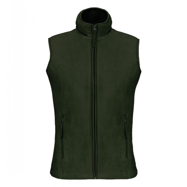 Gilet micropolaire femme Kariban Mélodie vert foret