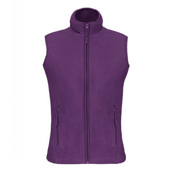 Gilet micropolaire femme Kariban Mélodie violet