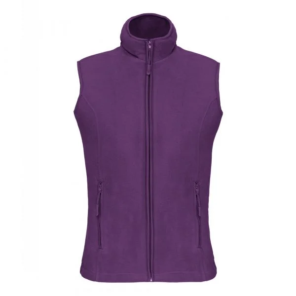 Gilet micropolaire femme Kariban Mélodie violet