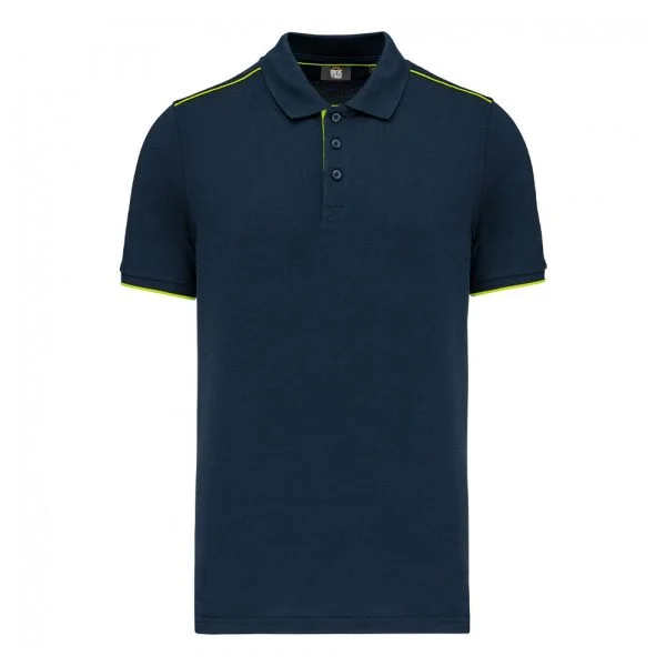 polo-daytoday-contraste-manches-courtes-homme-navy-fluorescent-yellow Polo DayToDay contrasté manches courtes homme vary fluorescent yellow
