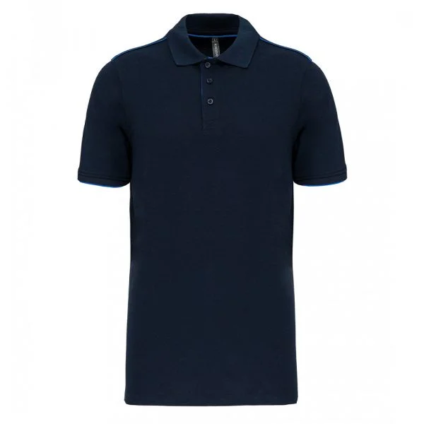 polo-daytoday-contraste-manches-courtes-homme-navy-light-royal-blue Polo DayToDay contrasté manches courtes homme navy light royal blue