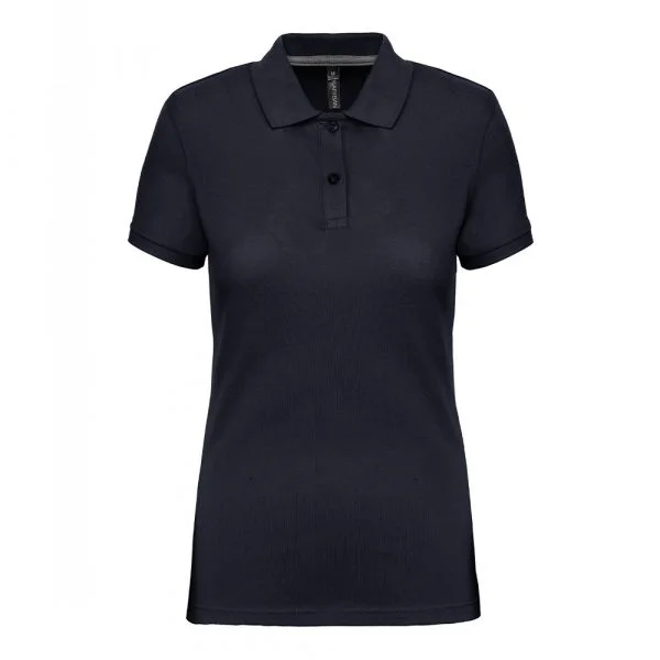 Polo manches courtes femme marine