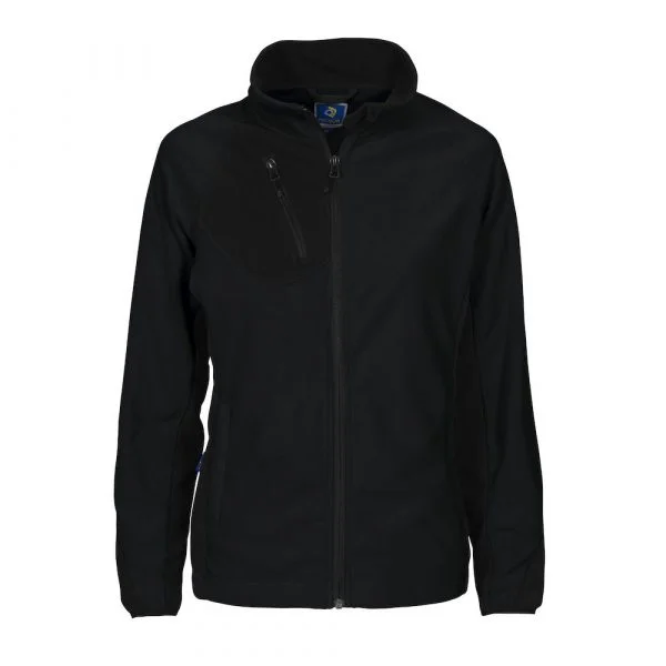 Veste femme micropolaire contrastée Prio noir